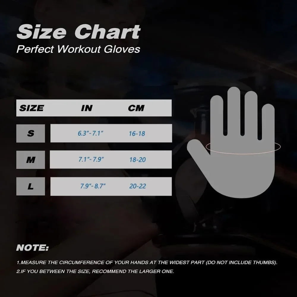 1Pair Breathable Cycling Gloves Workout Gym Gloves for Men Women