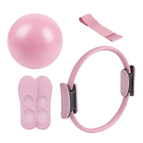 NEW Pilates Ball And Ring Set Pilates Fitness Ring Resistance Band